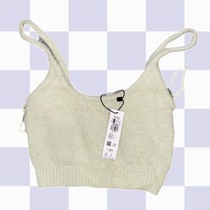 Garage Fuzzy Mint Top